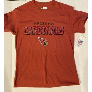 Arizona Cardinals Shirt Size Large Red White Tee  Adult Men's T Shirt NFL